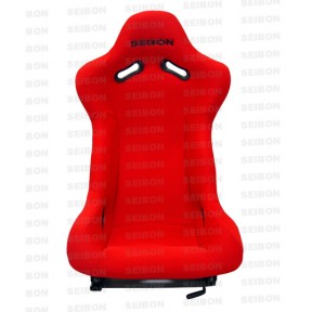 Seibon Universal Carbon Kevlar Bucket Racing Seat - Red